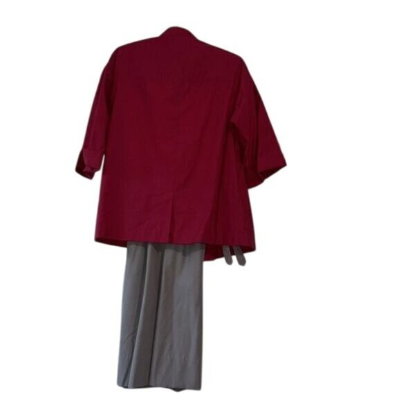 Vintage Ilse M. Womens 2-Piece Set Blazer & Dress Size 14 Pink/Gray/Cream - Picture 11 of 16